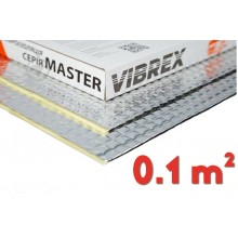 Vibro izoliacija  VIBREX MASTER 3 mm, folija 100μm (lapas 25x40cm, 0,1m²) Ukraina