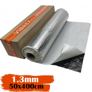 Vibro izoliacija VIBREX MASTER 1.3mm, folija 100μm (ritinys 50x400cm, 2m²) Ukraina
