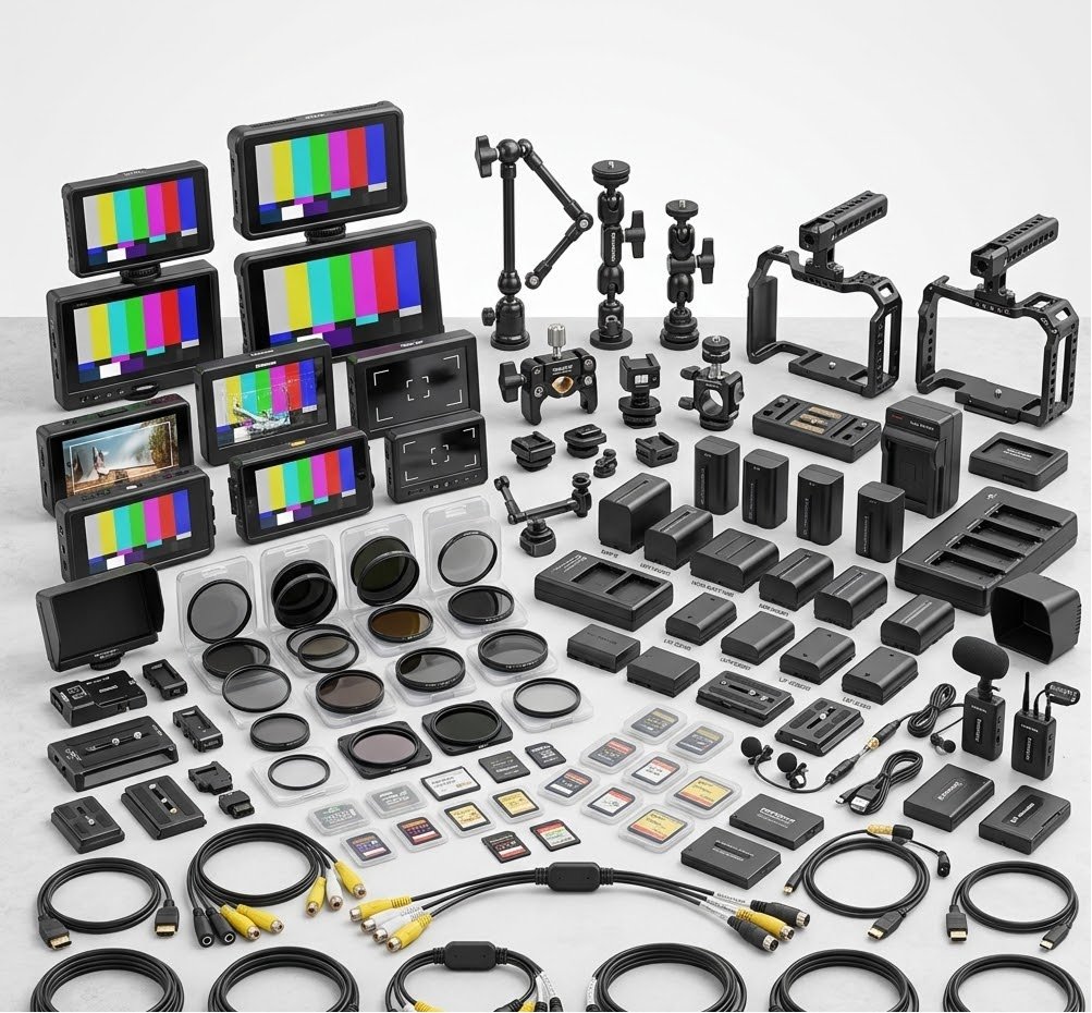 KAMERŲ IR MONITORIŲ PRIEDAI